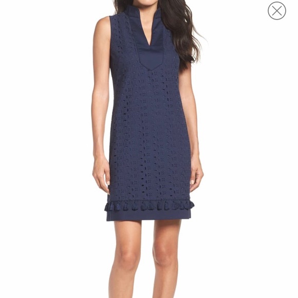 eliza j mandarin collar shift dress